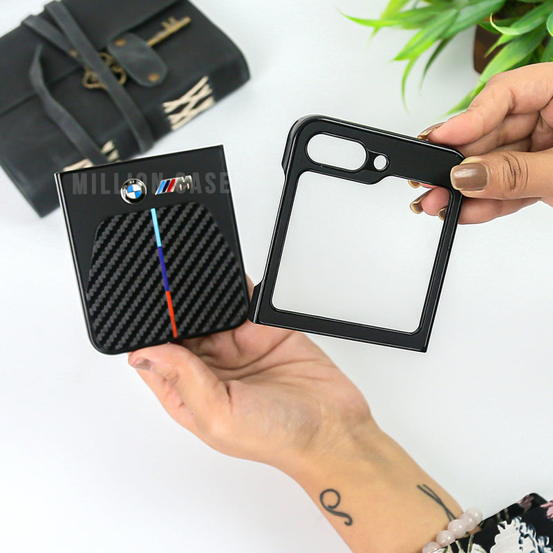 Galaxy Z Flip5 BMW Carbon Fiber Case casemarts