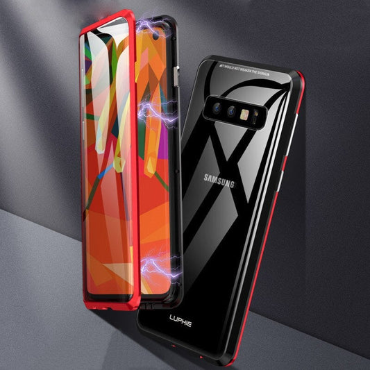 Galaxy S10 Series (Front+Back) Magnetic Glass Case casemarts