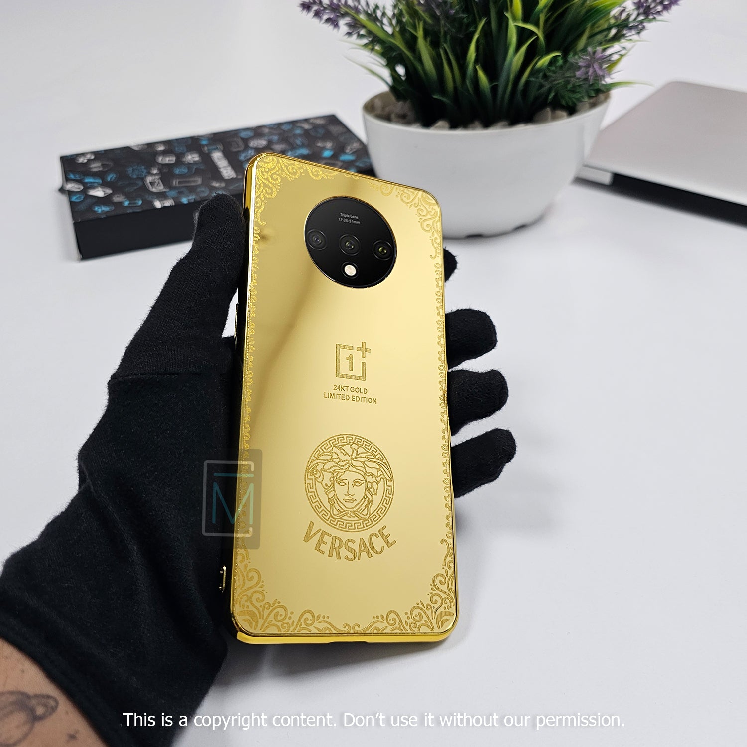 Crafted Gold Luxurious Camera Protective Case - OnePlus casemarts