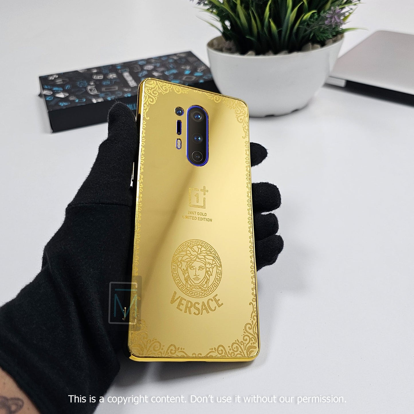 Crafted Gold Luxurious Camera Protective Case - OnePlus casemarts