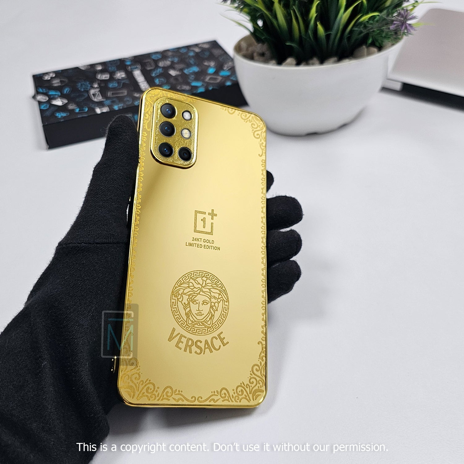 Crafted Gold Luxurious Camera Protective Case - OnePlus casemarts