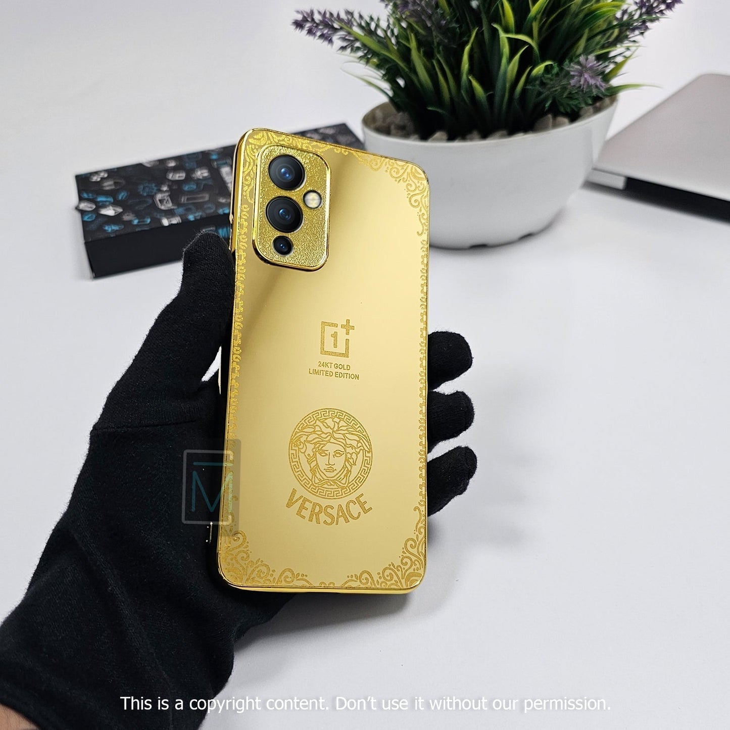 Crafted Gold Luxurious Camera Protective Case - OnePlus casemarts