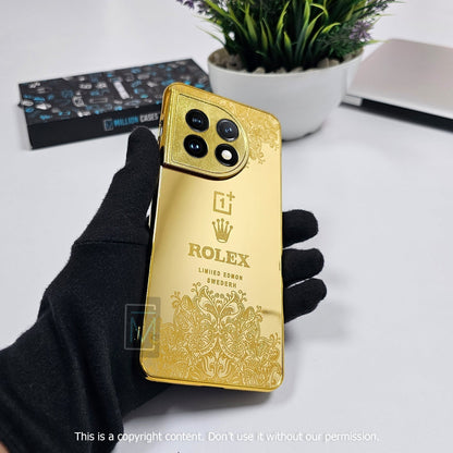 Crafted Gold Luxurious Camera Protective Case - OnePlus casemarts