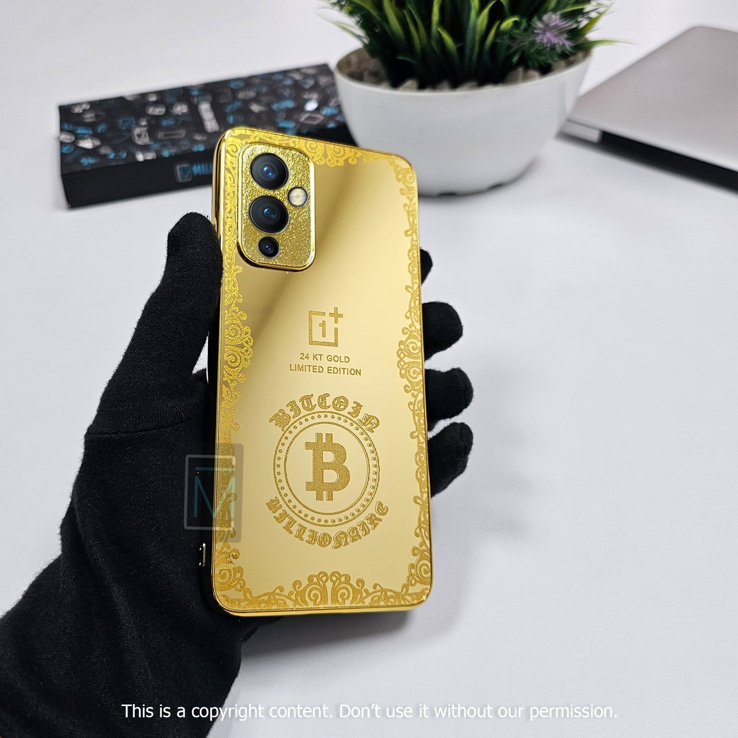 Crafted Gold Luxurious Camera Protective Case - OnePlus casemarts