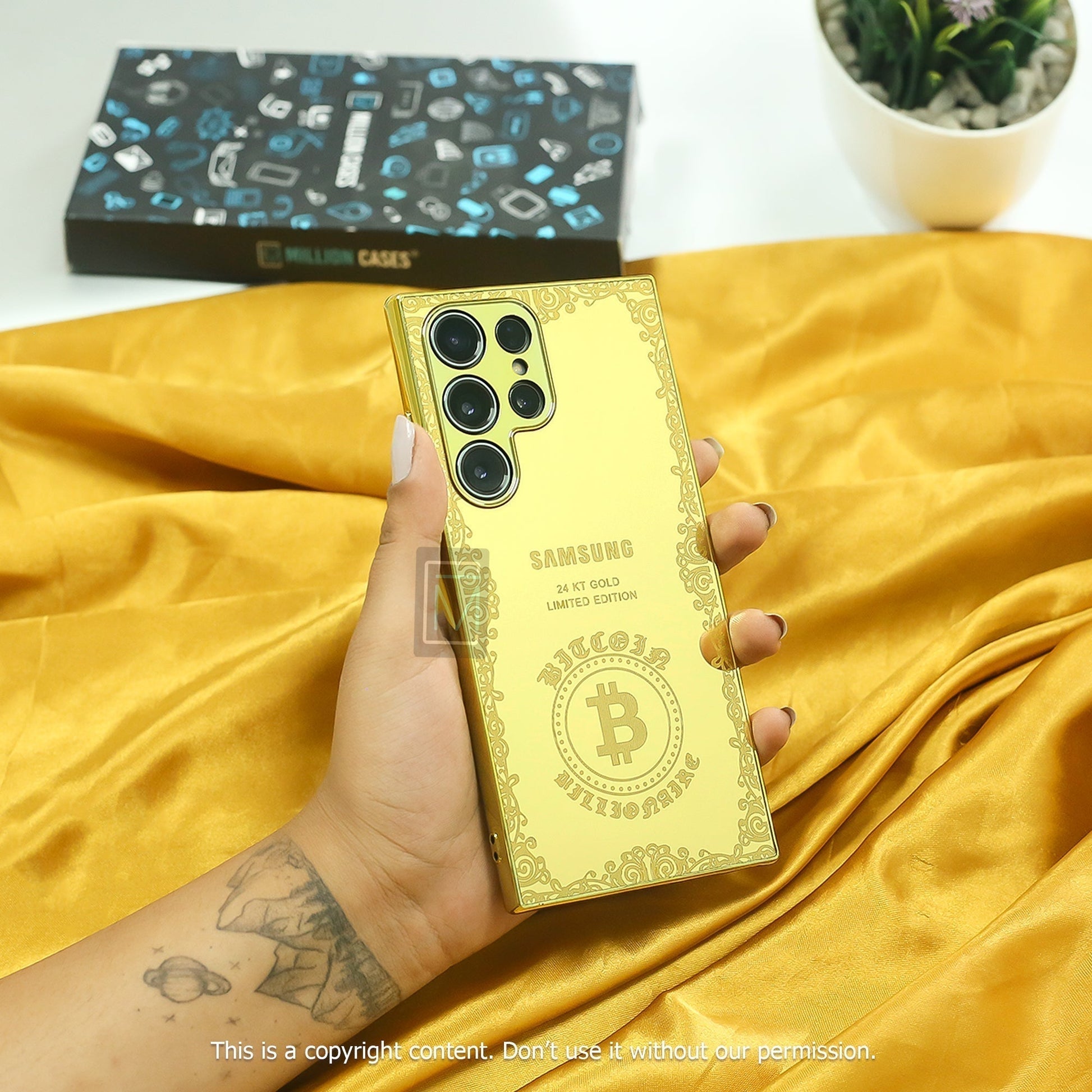 Galaxy S Series Luxurious Crafted Gold Camera Protective Case casemarts