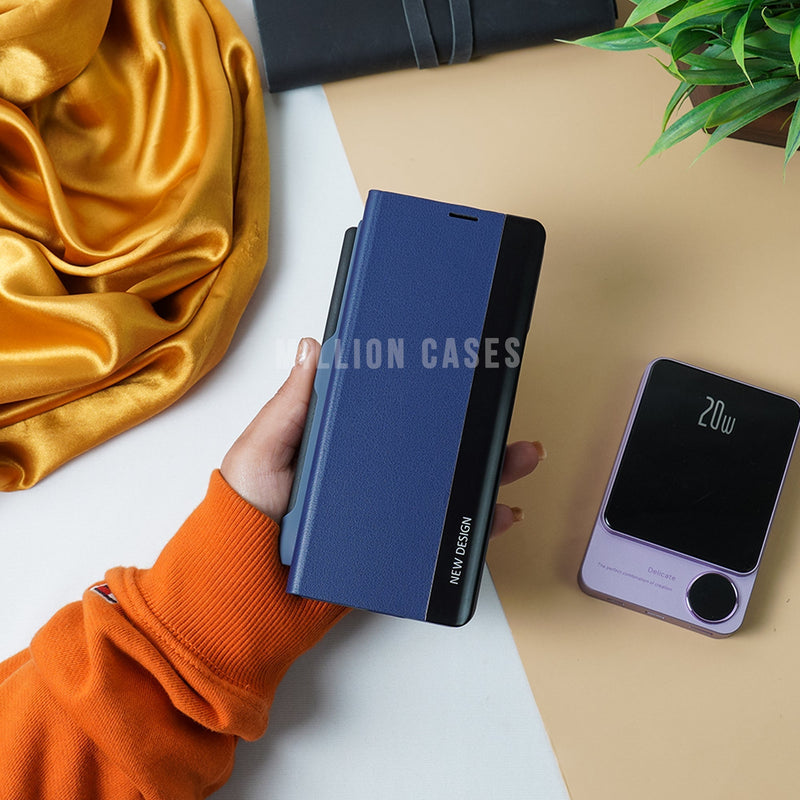 Galaxy Z Fold4 Half Flip Case With Pen Holder casemarts