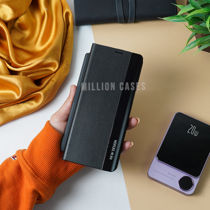 Galaxy Z Fold4 Half Flip Case With Pen Holder casemarts