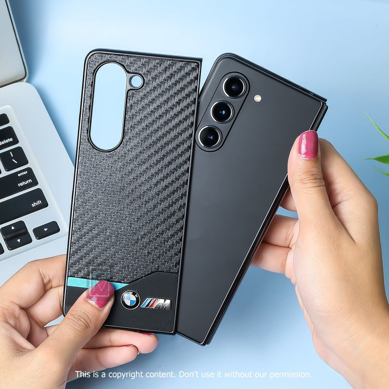 Galaxy Z Fold5 BMW Carbon Fiber Case casemarts