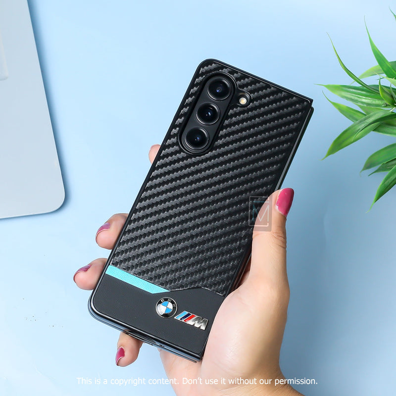 Galaxy Z Fold5 BMW Carbon Fiber Case casemarts