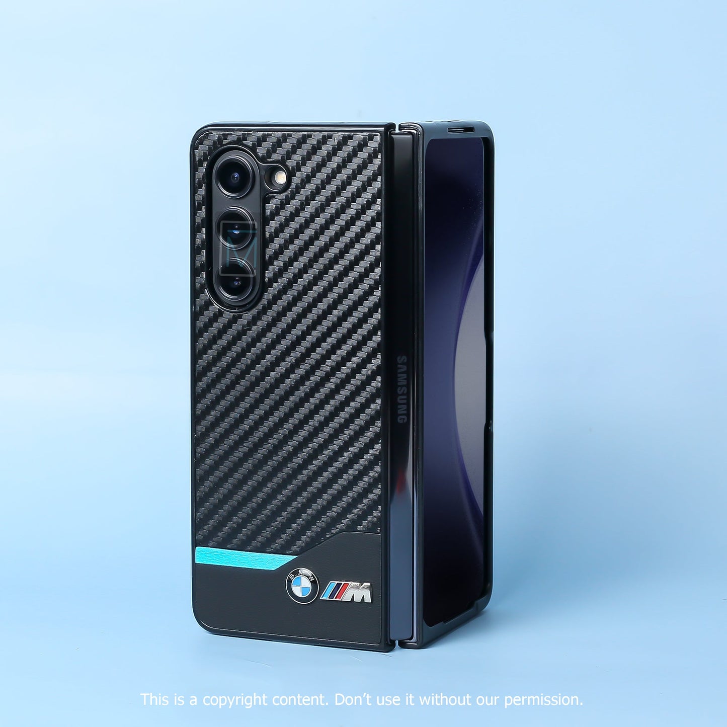 Galaxy Z Fold5 BMW Carbon Fiber Case casemarts