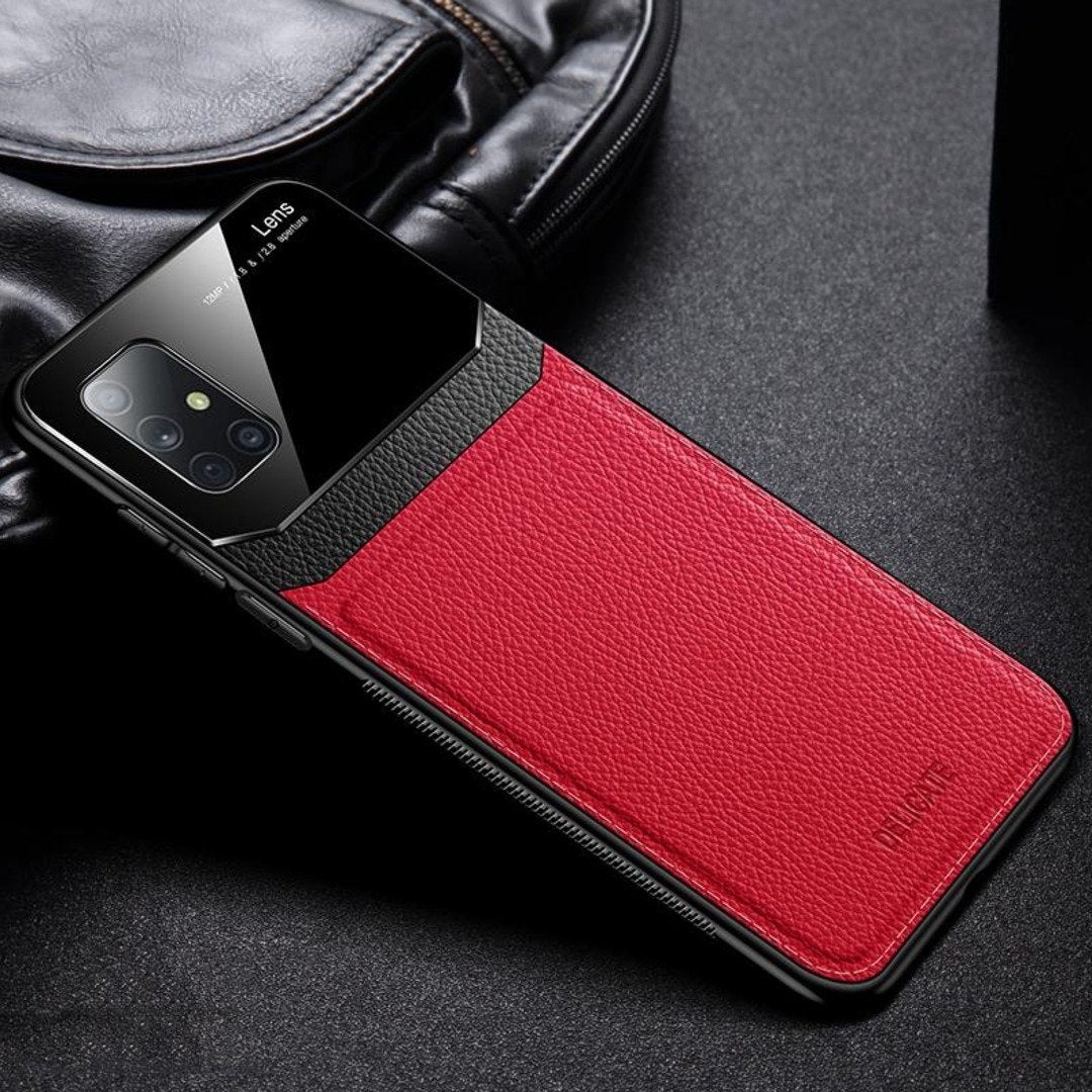 Sleek Slim Leather Glass Case casemarts