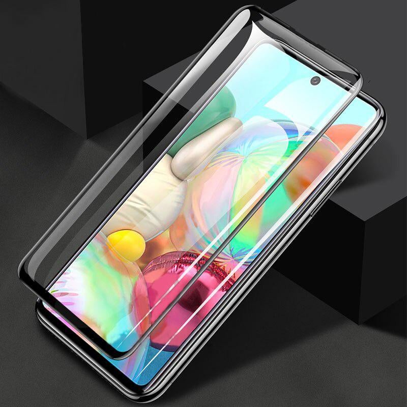 Galaxy A71 Full Coverage Curved Tempered Glass casemarts