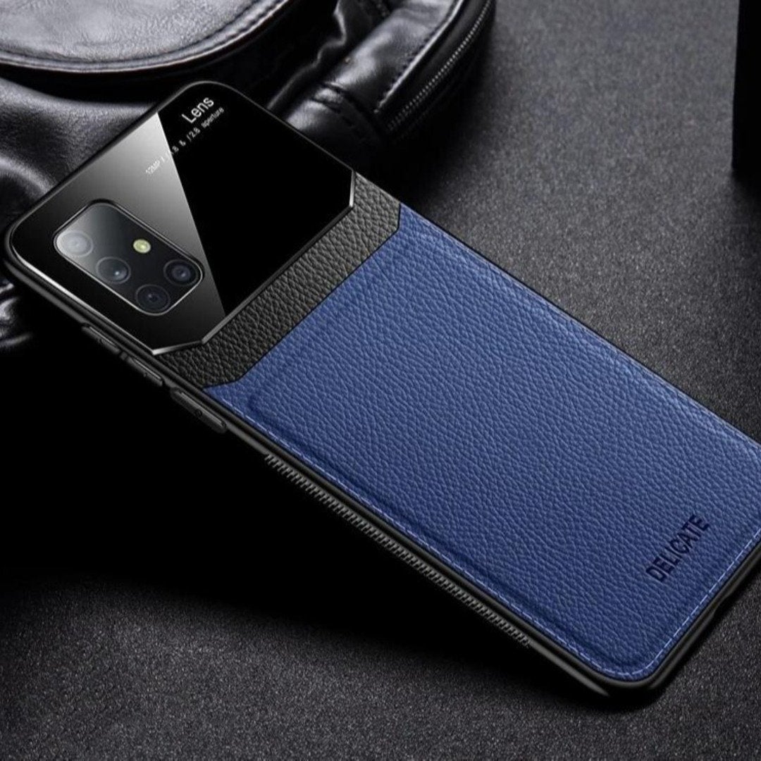 Sleek Slim Leather Glass Case - Samsung casemarts