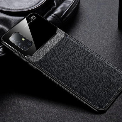 Sleek Slim Leather Glass Case - Samsung casemarts