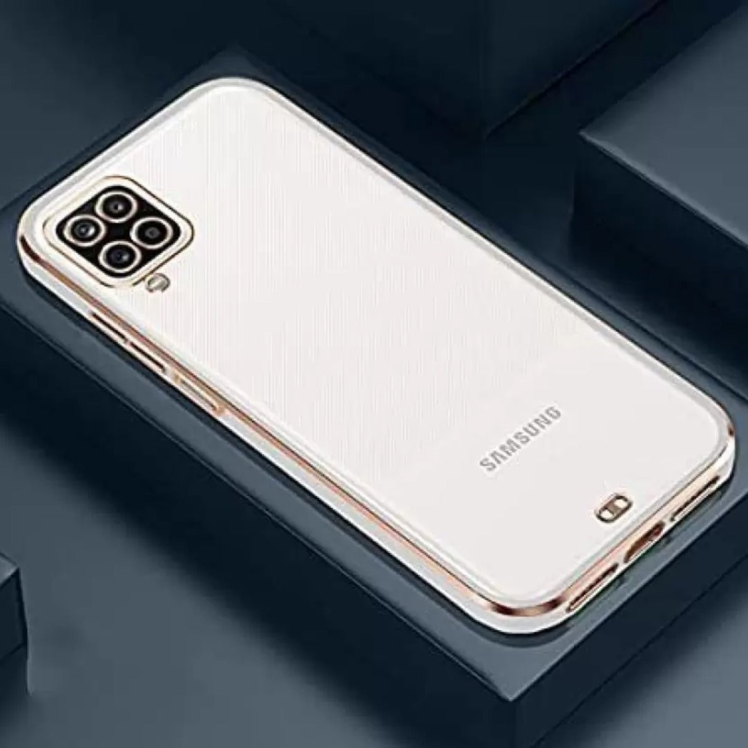 Galaxy F62 Electroplating Ultra Clear Shining Case casemarts