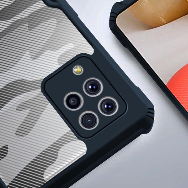 Galaxy F62 Transparent Camouflage Case casemarts