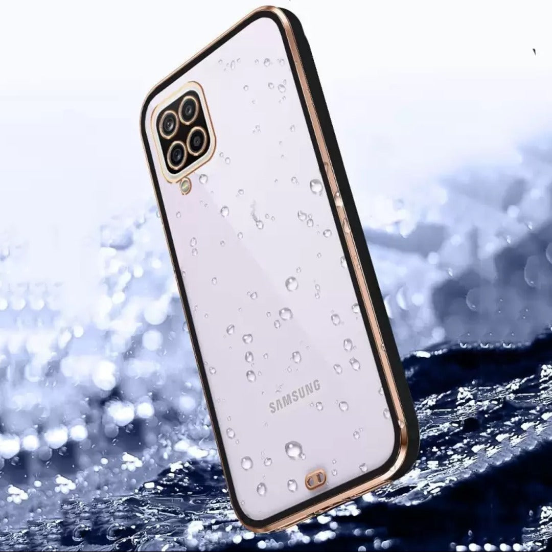 Galaxy F62 Electroplating Ultra Clear Shining Case casemarts