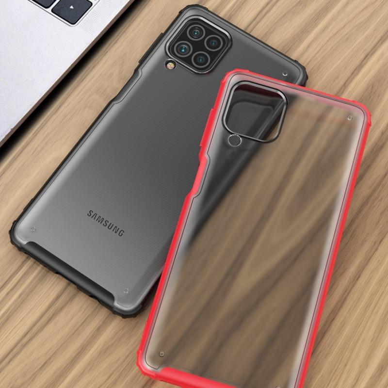 Galaxy F62 Transparent Bumper Case casemarts