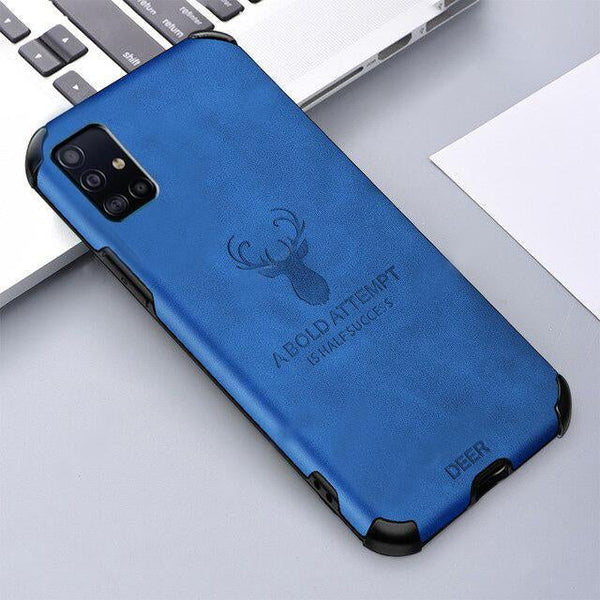 Galaxy M31s Shockproof Deer Leather Texture Case casemarts