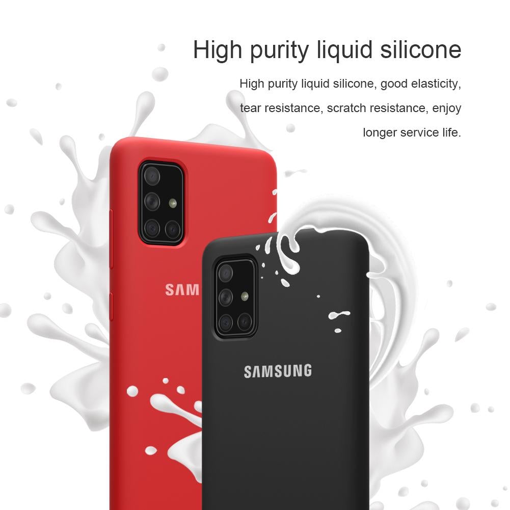 Galaxy M51 Liquid Silicone Logo Case casemarts