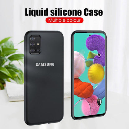 Galaxy M51 Liquid Silicone Logo Case casemarts