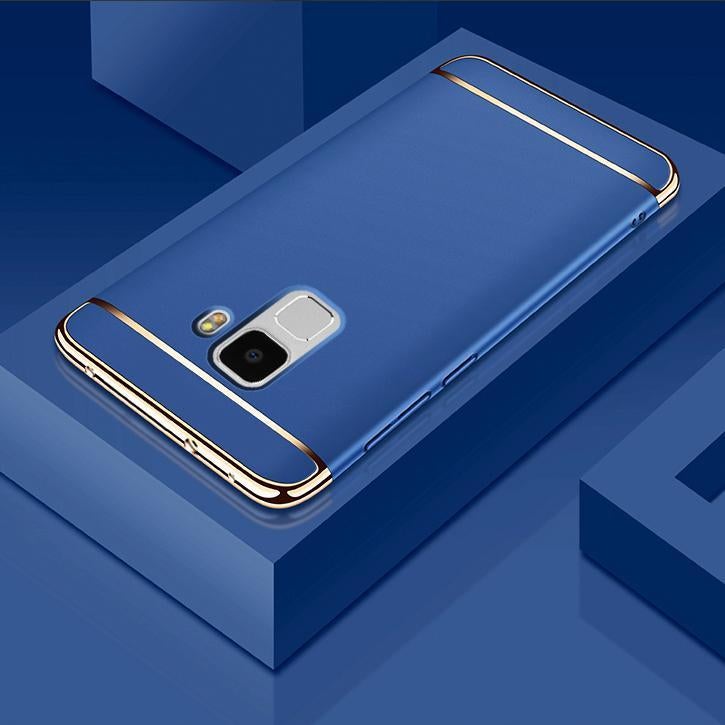 Galaxy A8 Plus Luxury 3 in 1 Electroplating Back Case casemarts