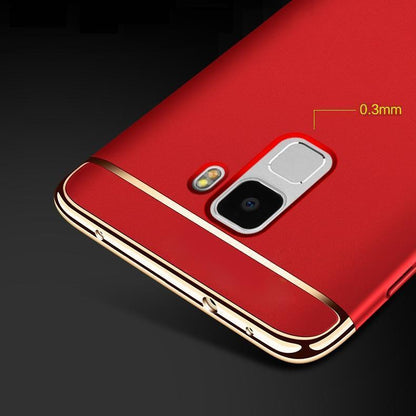 Galaxy A8 Plus Luxury 3 in 1 Electroplating Back Case casemarts