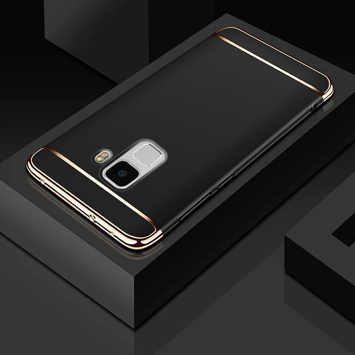 Galaxy A8 Plus Luxury 3 in 1 Electroplating Back Case casemarts