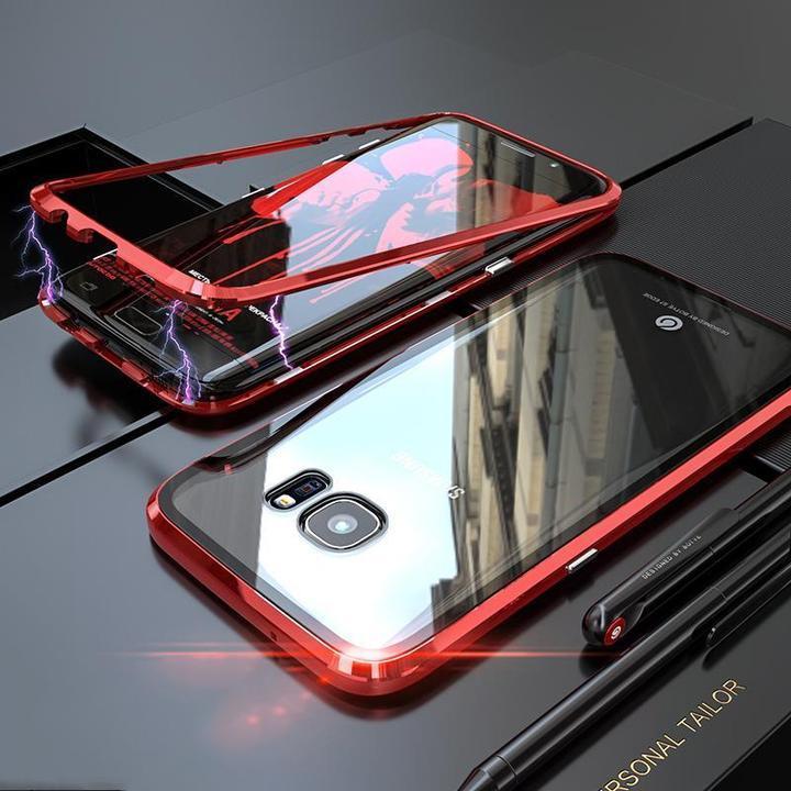 Galaxy Series Electronic Auto-Fit Magnetic Transparent Glass Case casemarts