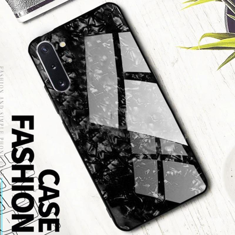 Galaxy Note 10 Plus Dream Shell Series Textured Marble Case casemarts