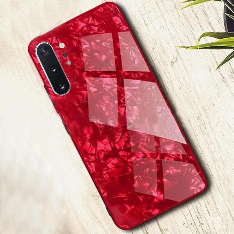 Galaxy Note 10 Plus Dream Shell Series Textured Marble Case casemarts