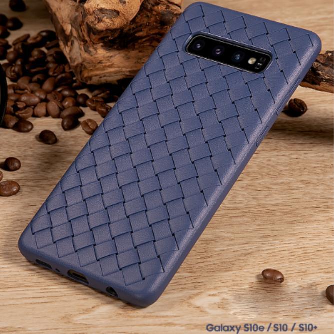 Henks ® Galaxy S10 Ultra-thin Grid Weaving Case casemarts