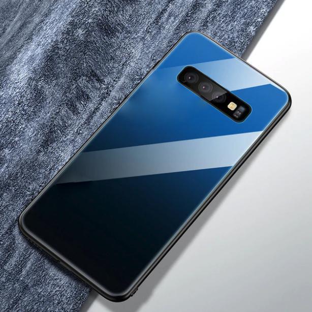 Galaxy S10 Gradient Soft Edge Glass Back Case casemarts