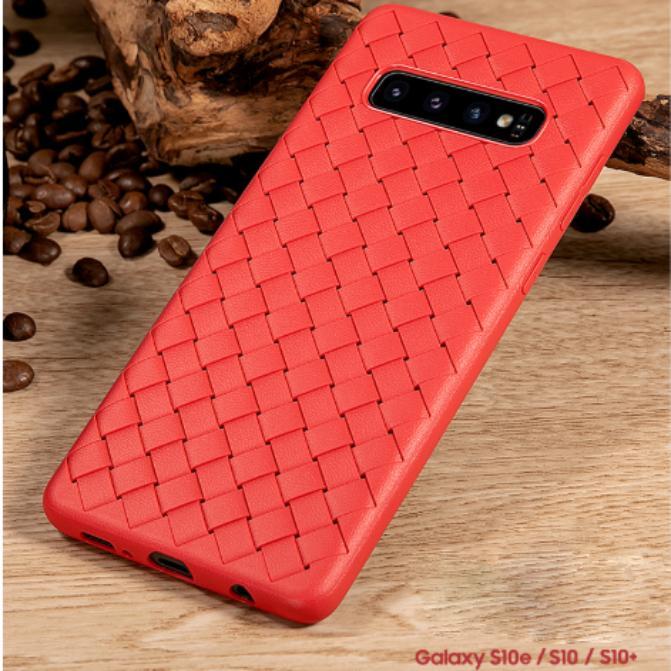 Henks ® Galaxy S10 Plus Ultra-thin Grid Weaving Case casemarts