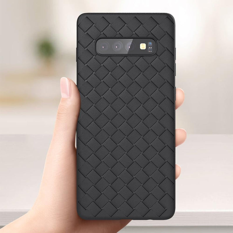 Henks ® Galaxy S10 Plus Ultra-thin Grid Weaving Case casemarts