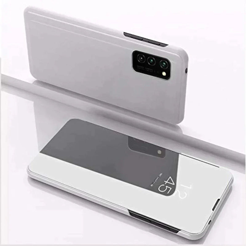 Galaxy S20 Series Mirror Clear View Flip Case [Non Sensor Working] casemarts