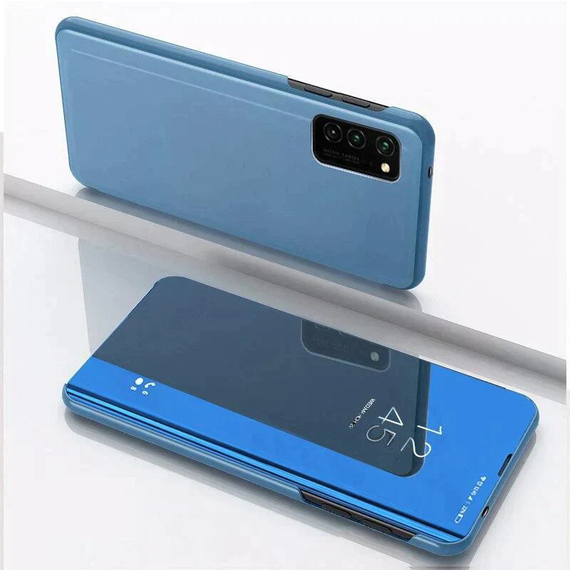 Galaxy S20 Series Mirror Clear View Flip Case [Non Sensor Working] casemarts