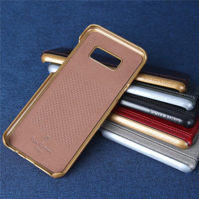 Galaxy S8/S8 Plus Pierre Cardin Genuine Leather Case casemarts