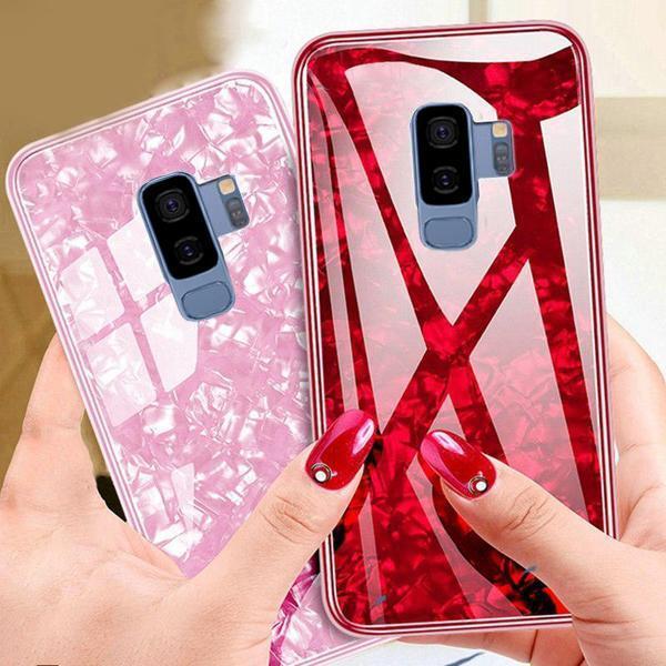 Galaxy S9 Plus Dream Shell Textured Marble Case casemarts