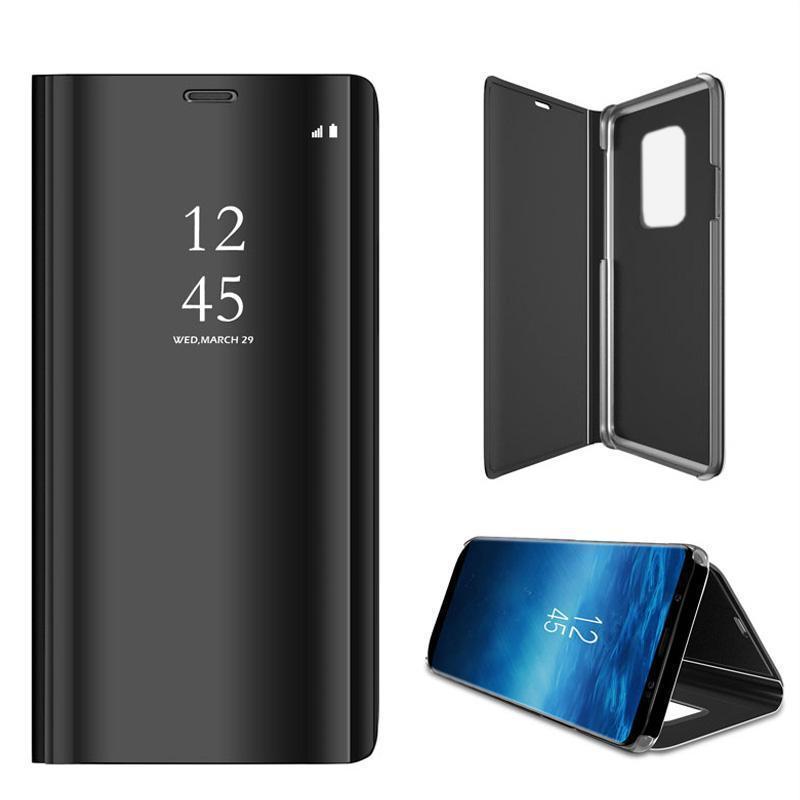 Galaxy M42 Mirror Clear View Flip Case casemarts