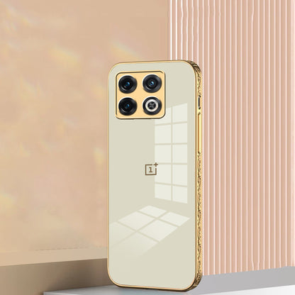 OnePlus 10 Pro Embossed TPU Gold Edge Design Case casemarts