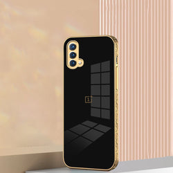 OnePlus Nord CE Embossed TPU Gold Edge Design Case casemarts