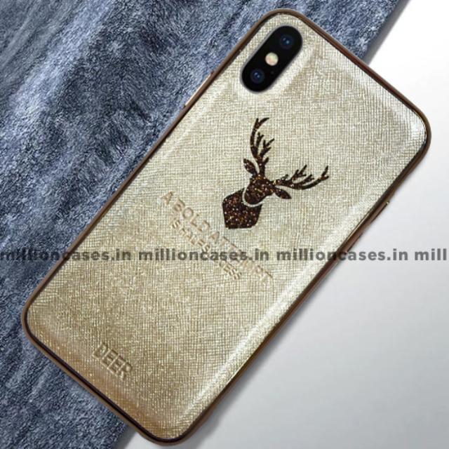 iPhone XS Max Sparkling Deer Pattern Soft Edge Case casemarts