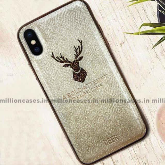 iPhone XS Max Sparkling Deer Pattern Soft Edge Case casemarts