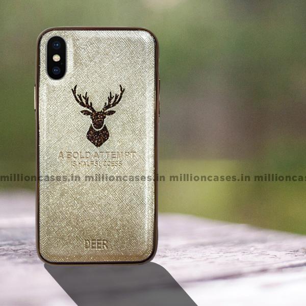 iPhone XS Max Sparkling Deer Pattern Soft Edge Case casemarts