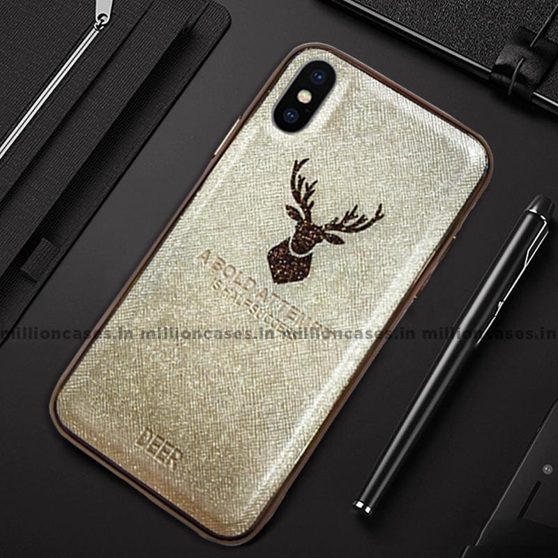 iPhone XS Max Sparkling Deer Pattern Soft Edge Case casemarts