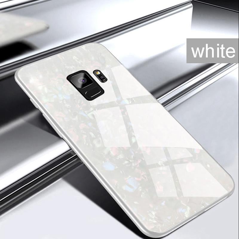 Galaxy S9 Dream Shell Textured Marble Case casemarts