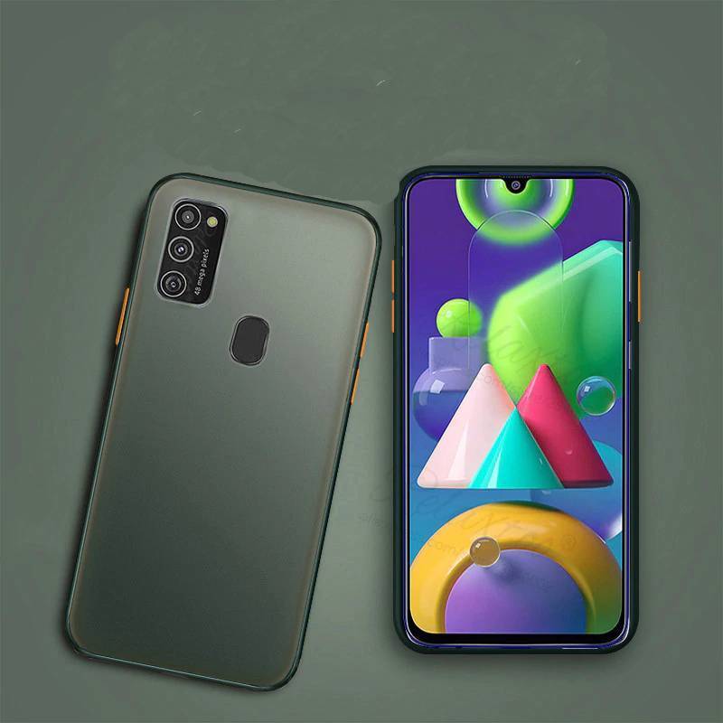 Galaxy M21 Luxury Shockproof Matte Finish Case casemarts