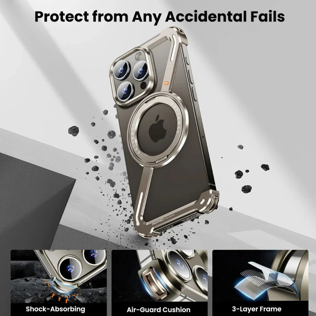 Exclusive Z Shape Metal Case For iPhone/Samsung