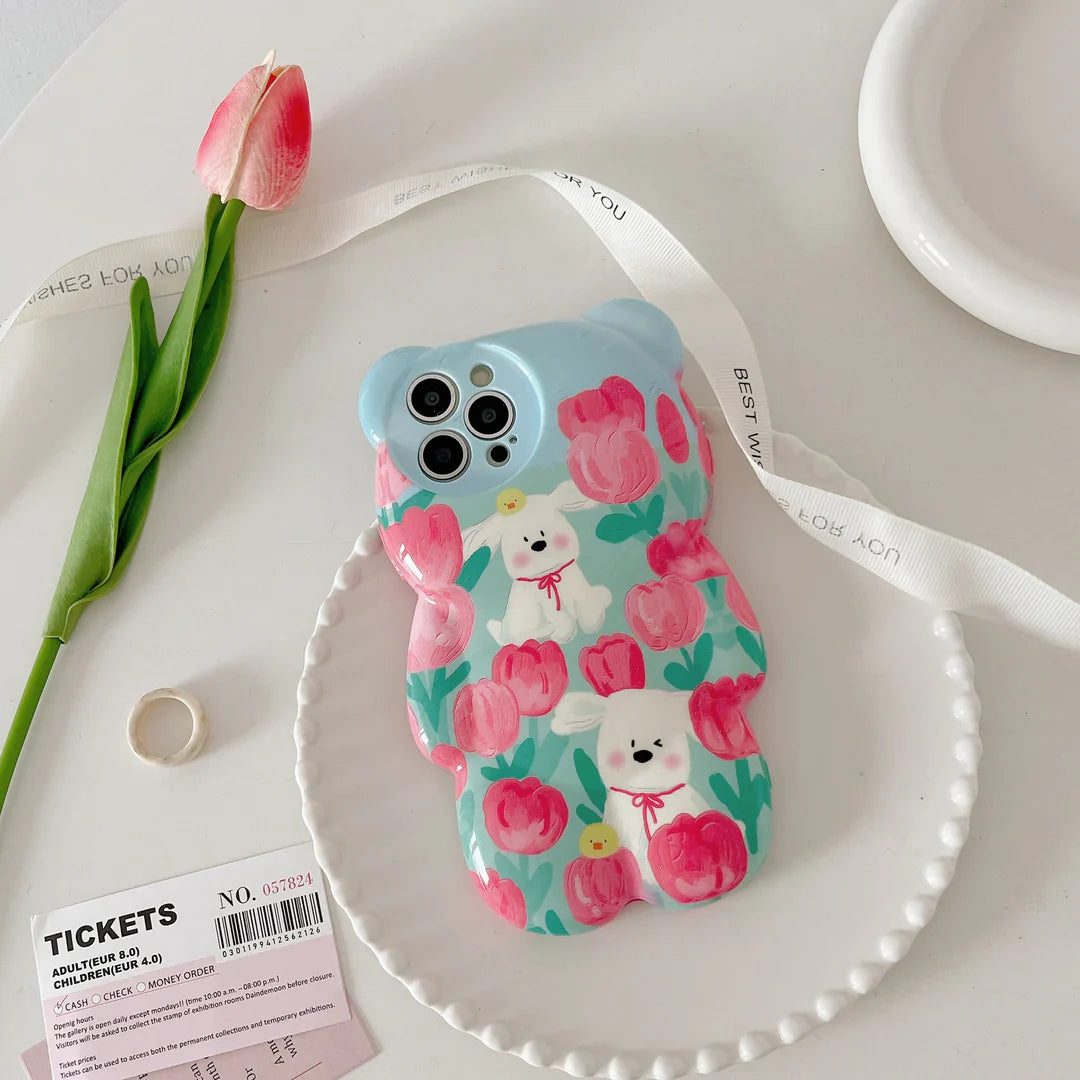 Floral Pup Paradise Pattern Case Urban Covers